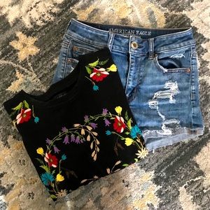 American Eagle Hi-Rise Shortie